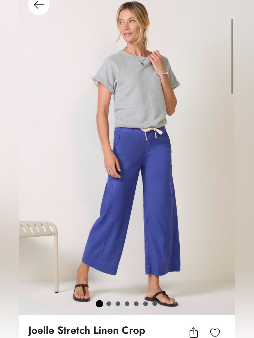 Worn once Evereve Joelle stretch linen